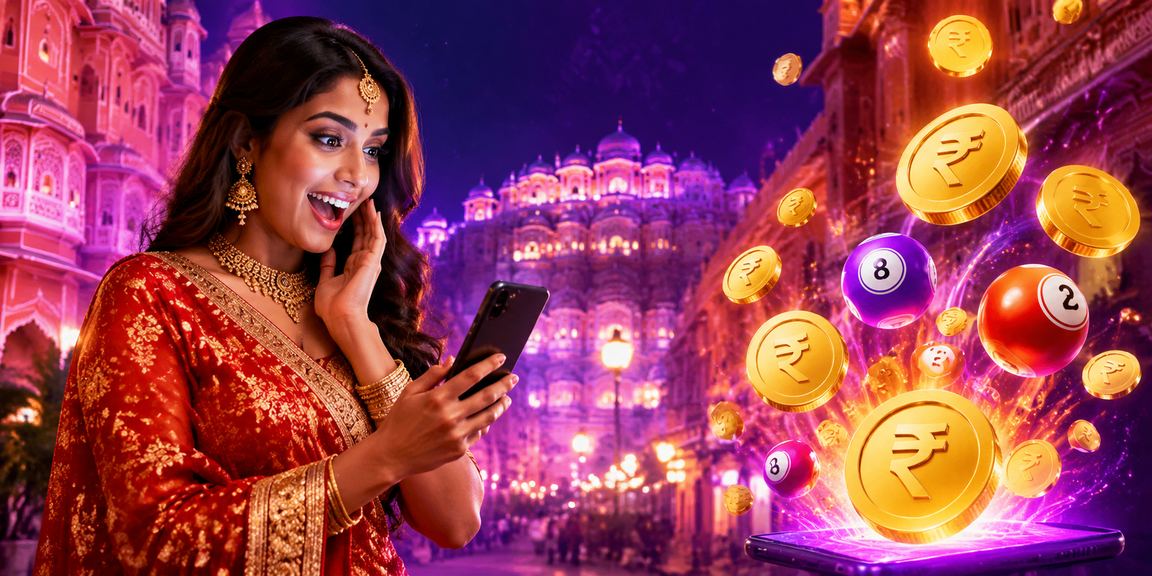 Jaipur lottery ticket and traditional attire symbolizing India's rich culture